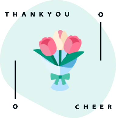 THANK YOU CHEER 花束