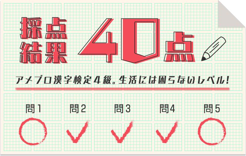 アメブロ漢字検定に挑戦してみよう