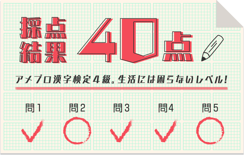 アメブロ漢字検定に挑戦してみよう