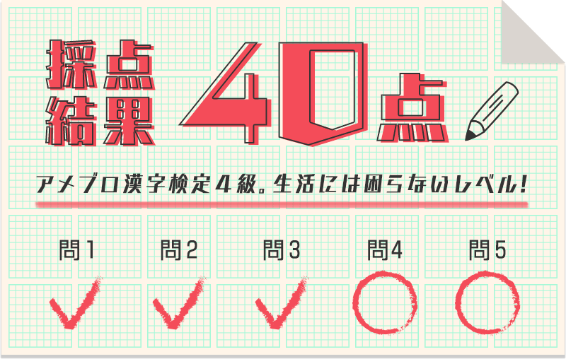 アメブロ漢字検定に挑戦してみよう