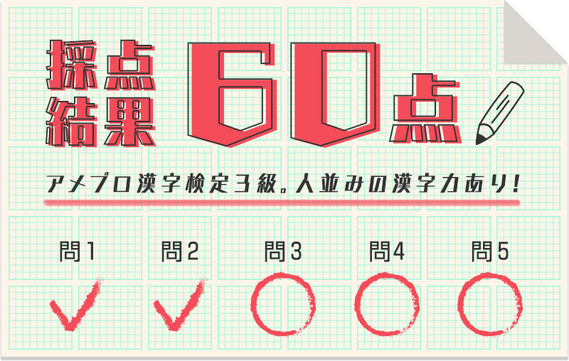 アメブロ漢字検定に挑戦してみよう